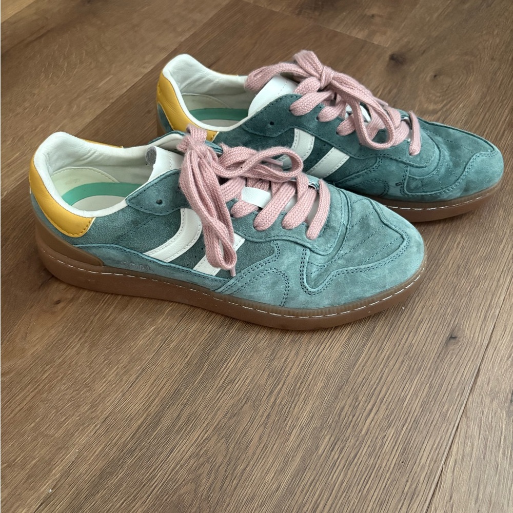 Coolway Teal and Pink Sneakers